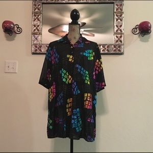 Sheer plus size over blouse